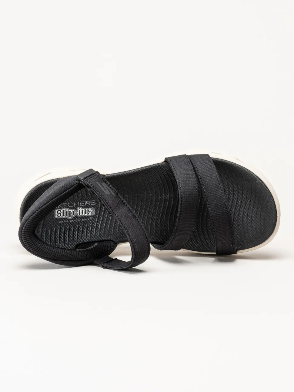 Skechers - Glide Step 2 - Svarta sandaler