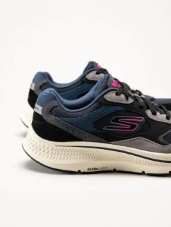 Skechers - Go Run Consistent 2.0 - Blå sneakers i mocka