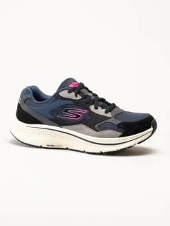 Skechers - Go Run Consistent 2.0 - Blå sneakers i mocka