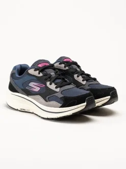 Skechers - Go Run Consistent 2.0 - Blå sneakers i mocka