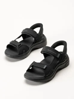 Skechers - Go Walk Arch Fit 2.0 - Svarta sandaler