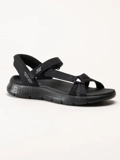 Skechers - Go Walk Flex Sandal - Svarta slip in sandaler