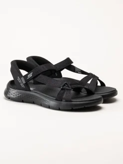 Skechers - Go Walk Flex Sandal - Svarta slip in sandaler