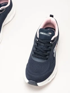 Skechers - Go Walk Glide Step 2.0 - Mörkblå sneakers i mesh