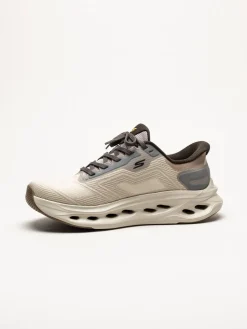 Skechers - Max Cushion - Beige slip ins sneakers