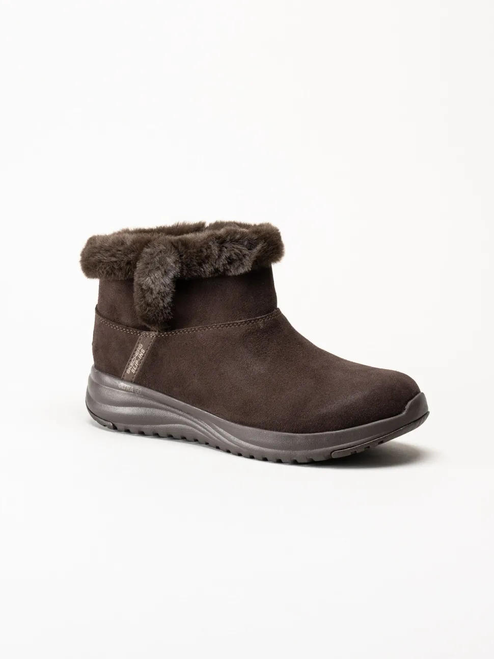 Skechers - On-The-Go Stellar - Mörkbruna boots i mocka
