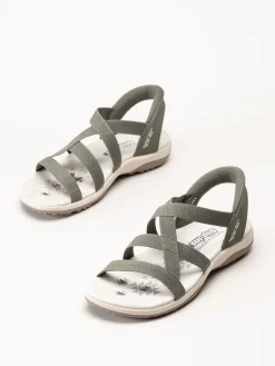 Skechers - Reggae Slim - Gröna sandaler
