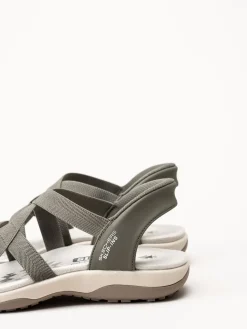 Skechers - Reggae Slim - Gröna sandaler