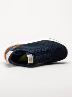 Skechers - Relaxed Fit Corliss Dorset - Mörkblå sneakers i textil