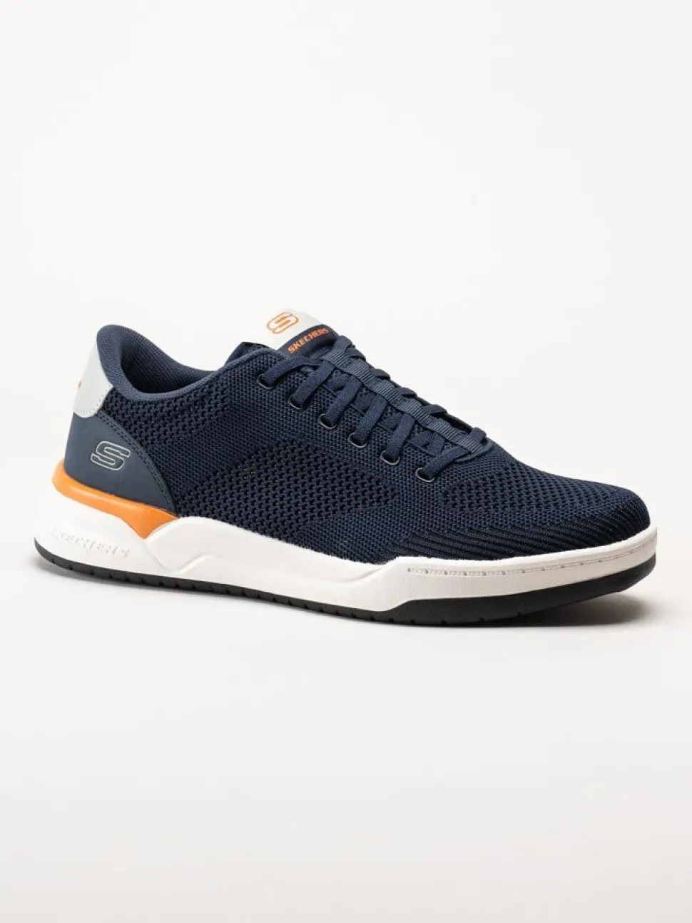 Skechers - Relaxed Fit Corliss Dorset - Mörkblå sneakers i textil