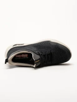 Skechers - Relaxed fit - Svarta slip-ins sneakers i mesh