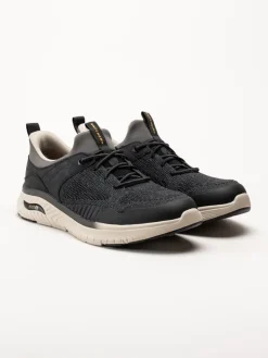 Skechers - Relaxed fit - Svarta slip-ins sneakers i mesh