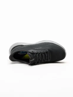 Skechers - Slip-Ins Garner - Svarta slip-ins sneakers i mesh