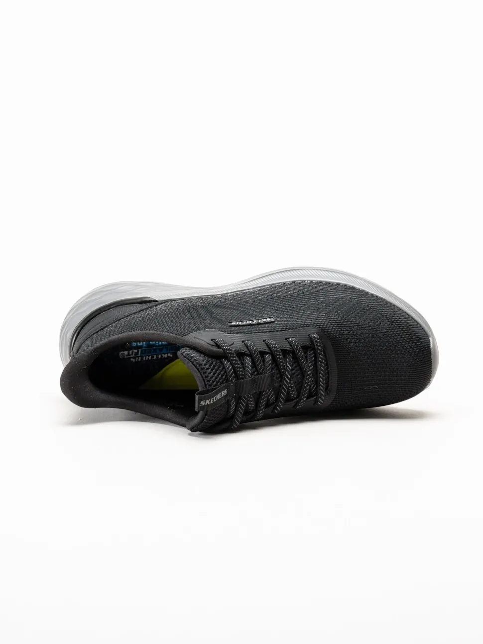 Skechers - Slip-Ins Garner - Svarta slip-ins sneakers i mesh