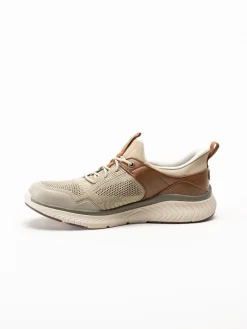Skechers - Slip-Ins Relaxed Fit - Beige slip-ins sneakers i mesh