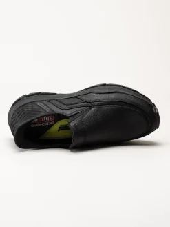 Skechers - Slip-Ins Respected - Elgin - Svarta slip-Ins promenadskor i skinn