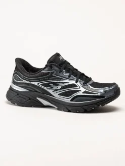 Skechers - Slip-Ins Stamina Sport - Svarta slip-ins sportskor