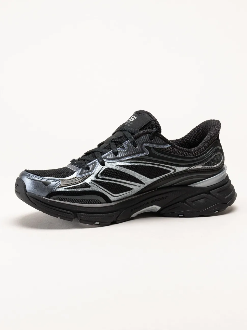 Skechers - Slip-Ins Stamina Sport - Svarta slip-ins sportskor