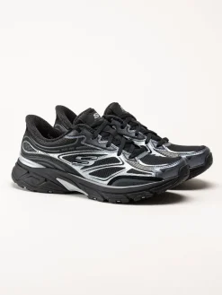 Skechers - Slip-Ins Stamina Sport - Svarta slip-ins sportskor