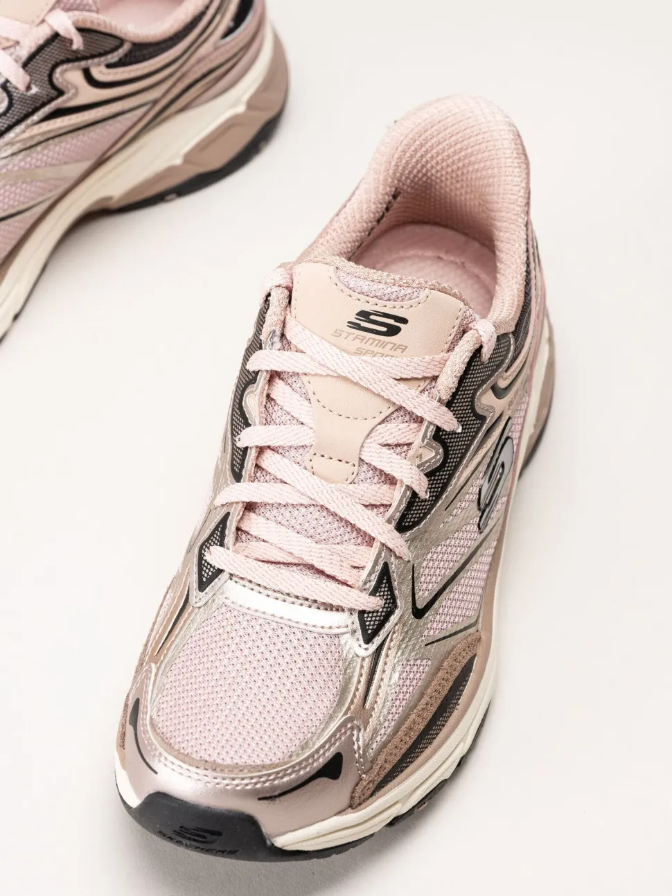 Skechers - Slip-Ins Stamina Sport - Rosa slip-ins sportskor