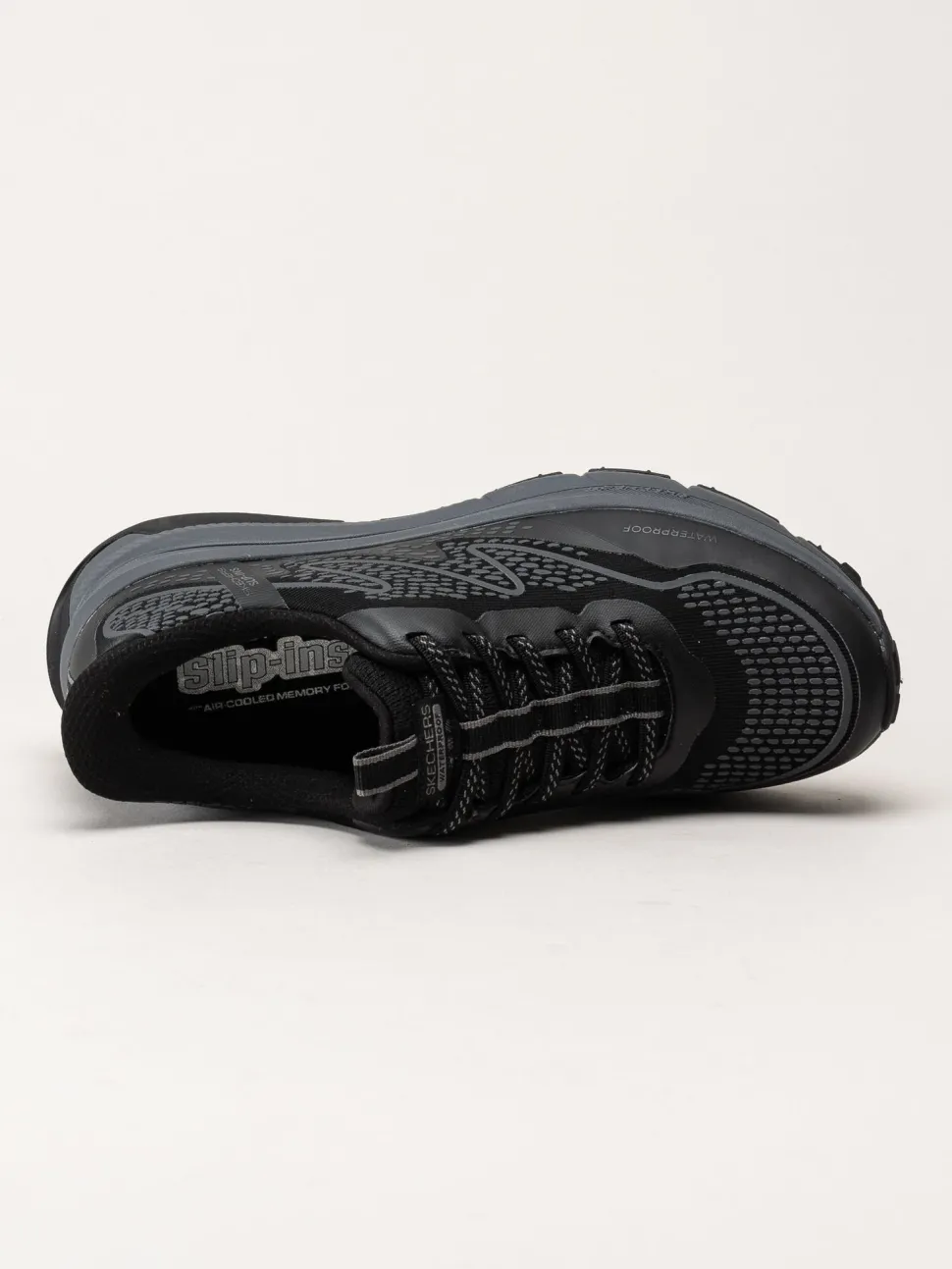 Skechers - Slip-Ins Switch Back - Mist - Svarta slip-ins sportskor