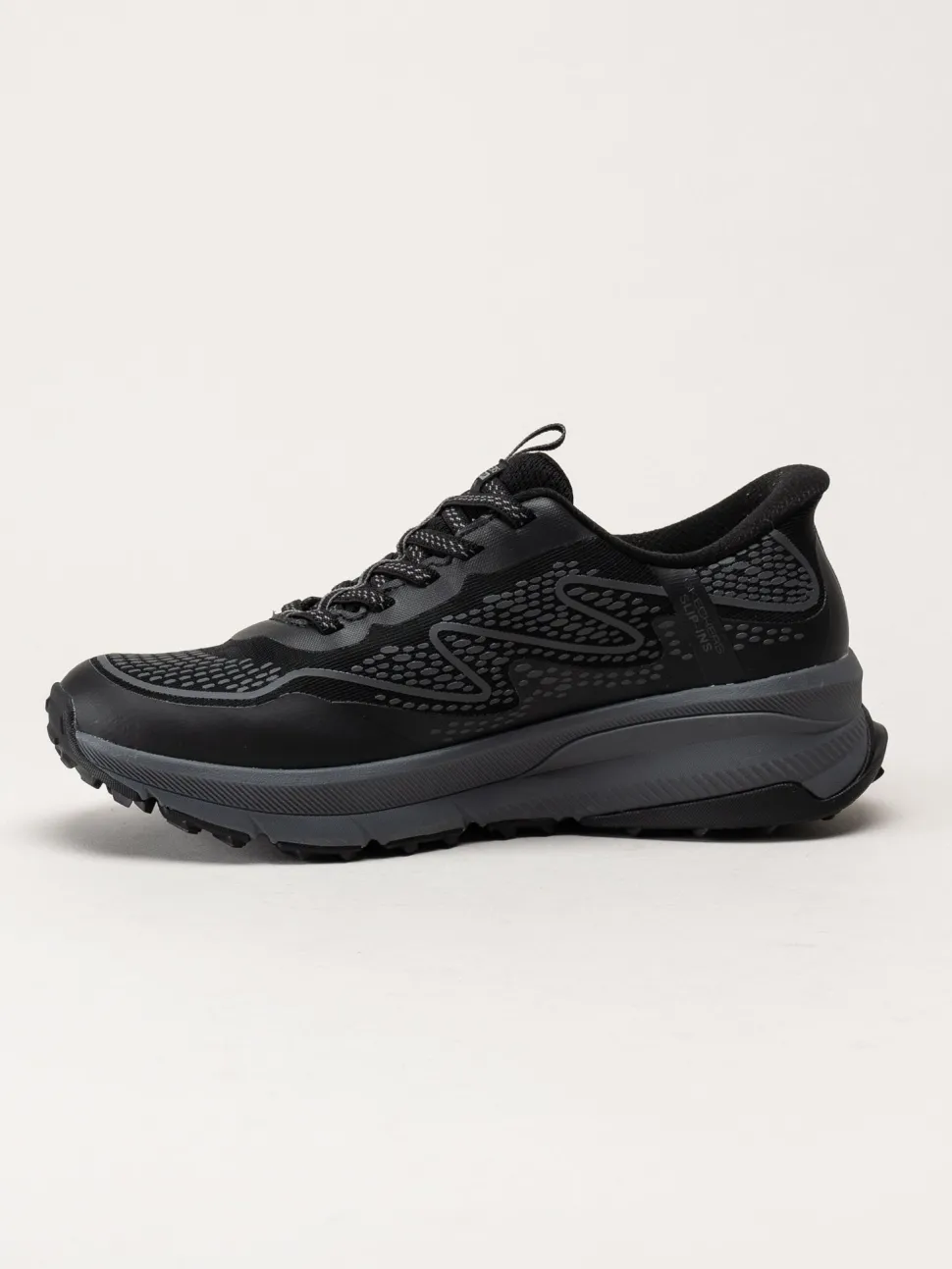 Skechers - Slip-Ins Switch Back - Mist - Svarta slip-ins sportskor