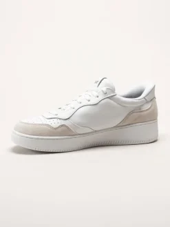 Skechers - Sport Court 2.0 - Konor - Vita sneakers i skinn
