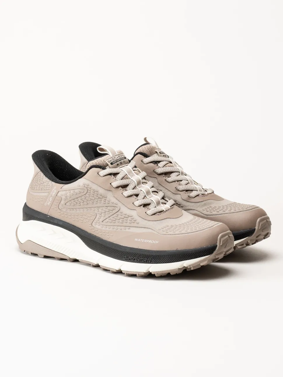 Skechers - Switch Back - Mist - Beige sportskor