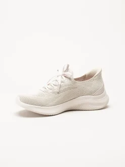 Skechers - Ultra Flex 4.0 - Beige slip ins sneakers