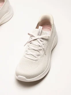Skechers - Ultra Flex 4.0 - Beige slip ins sneakers