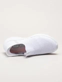 Skechers - Ultra Flex 3.0 Cozy Streak - Vita slip-ins sneakers i textil