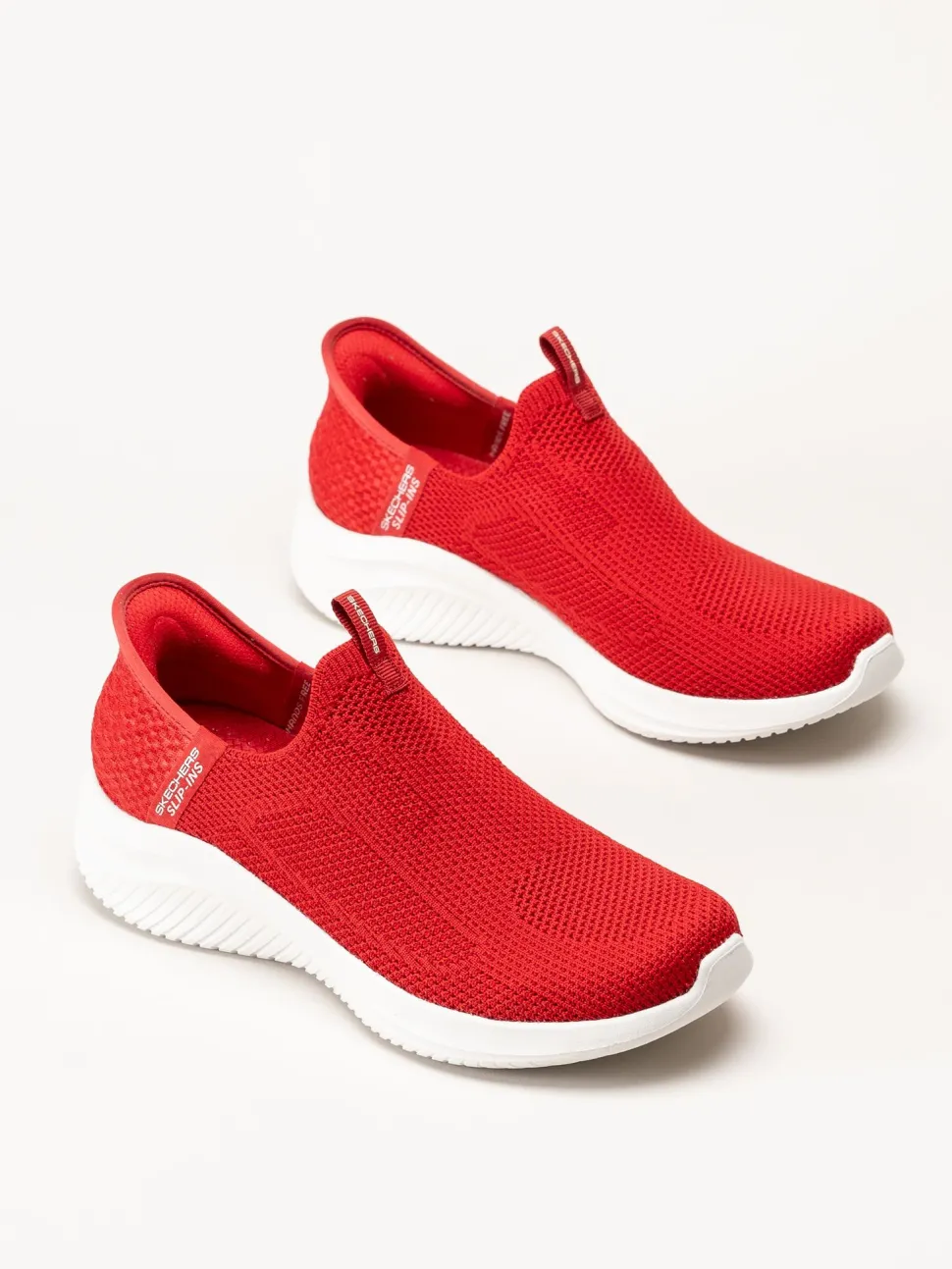 Skechers - Ultra Flex 3.0 - Röda slip-ins sneakers