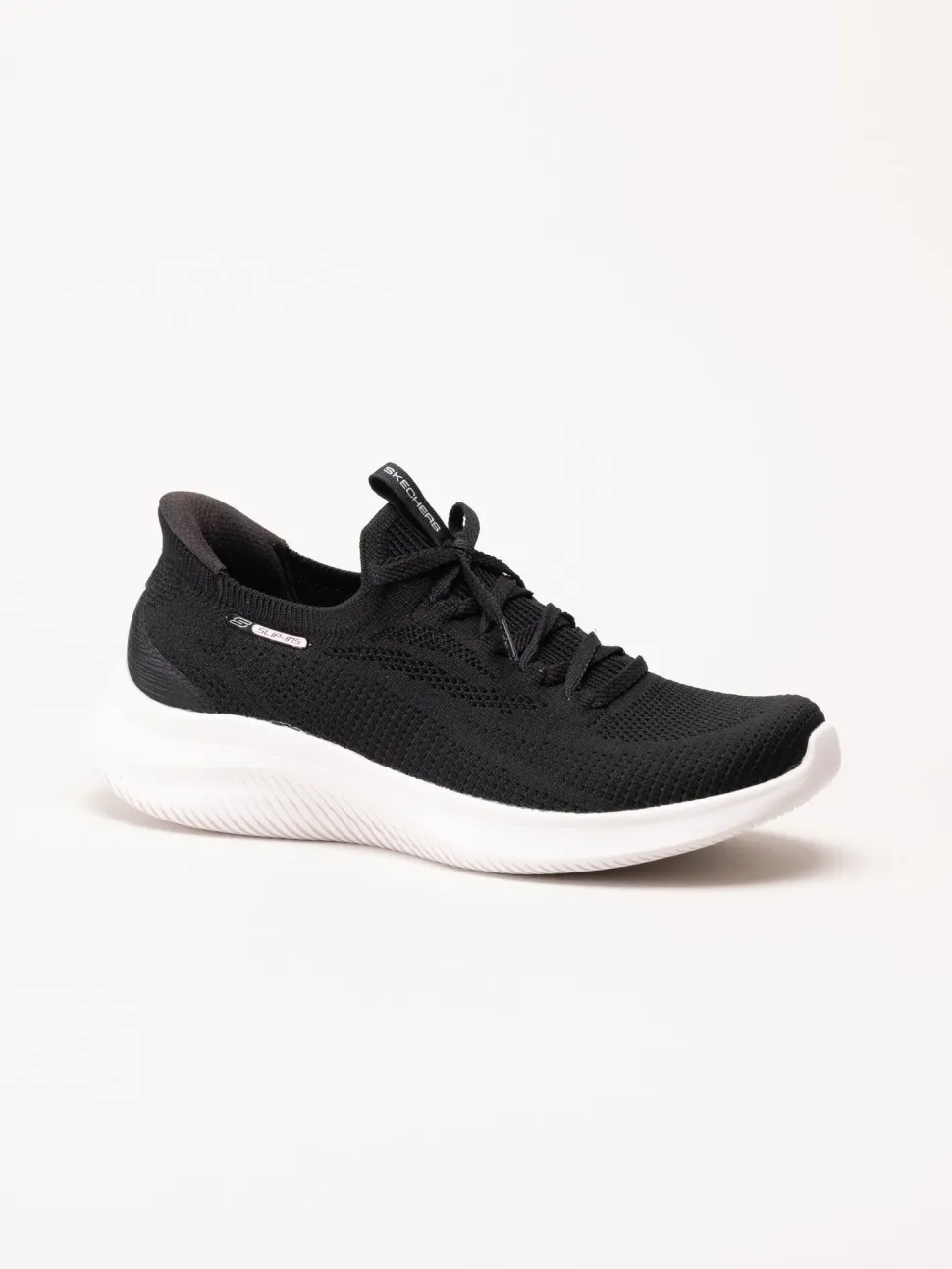 Skechers - Ultra Flex 4.0 - Svarta slip ins sneakers
