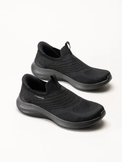 Skechers - Ultra Flex 4.0 - Svarta slip-ins sneakers