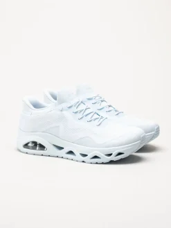 Skechers - Uno Glide Step - Ljusblå slip-ins sneakers i mesh