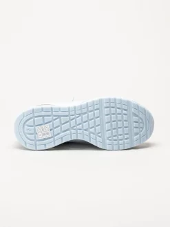 Skechers - Uno Glide Step - Ljusblå slip-ins sneakers i mesh