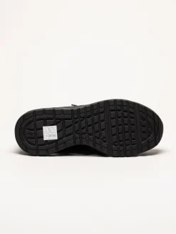 Skechers - Uno Glide Step - Svarta slip-ins sneakers i mesh