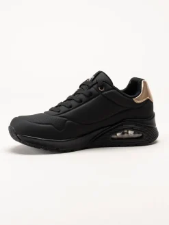 Skechers - Uno - Golden Air - Svarta sneakers i skinnimitation
