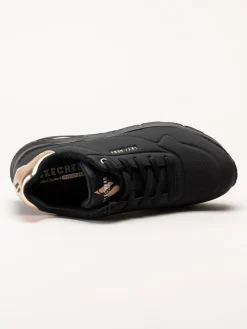 Skechers - Uno - Golden Air - Svarta sneakers i skinnimitation