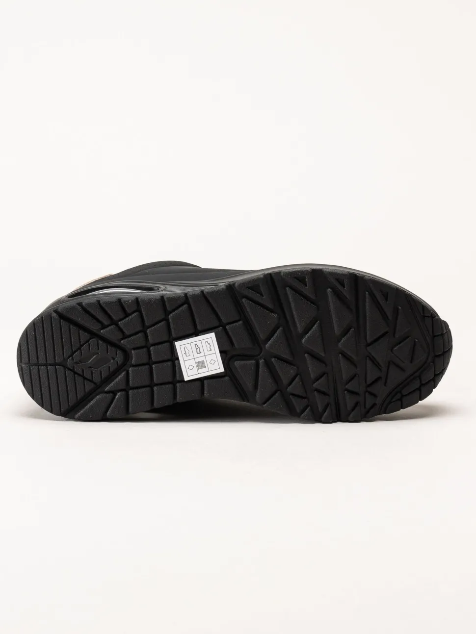 Skechers - Uno - Golden Air - Svarta sneakers i skinnimitation