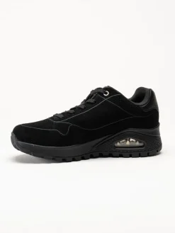Skechers - UNO Rugged Chillproof - Svarta sneakers i mocka