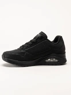 Skechers - Uno - Shiny Scale - Svarta sneakers med ormmönster