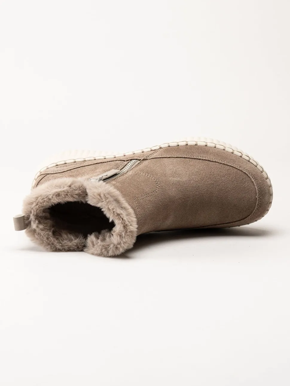 Skechers - Wilshire Blvd - Fresh Zip - Beige fodrade boots
