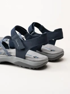 Skechers - Womens Reggae Slim - Mörkblå sportiga sandaler