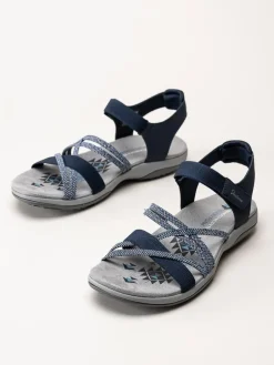 Skechers - Womens Reggae Slim - Mörkblå sportiga sandaler