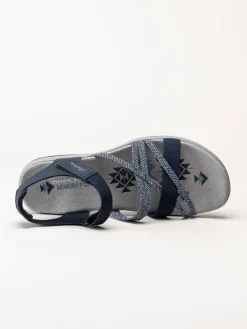 Skechers - Womens Reggae Slim - Mörkblå sportiga sandaler