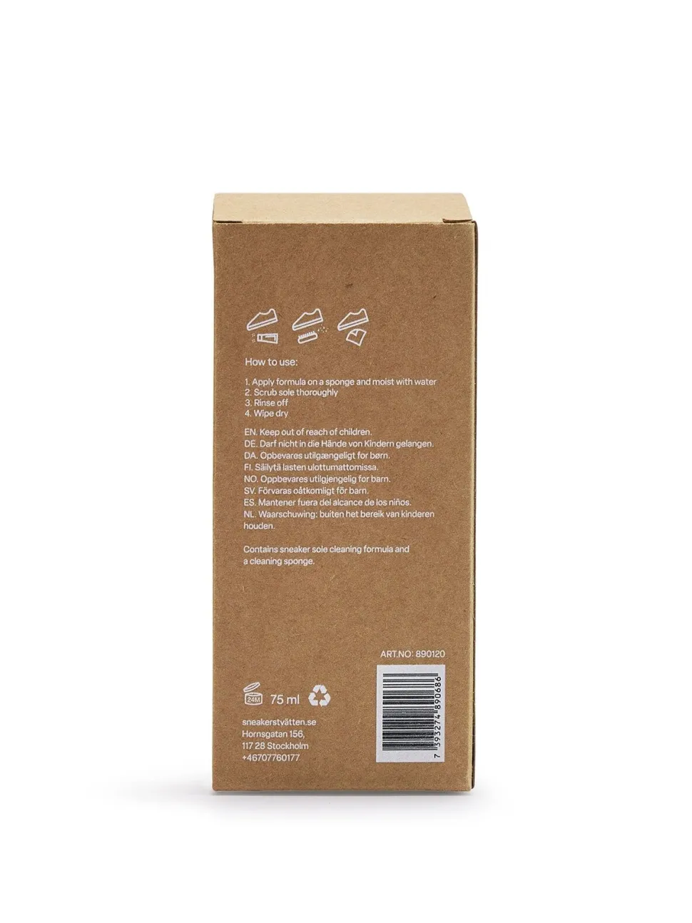 Sneakerstvätten - Sulkräm Kit - Rengöringskit för sulkanter