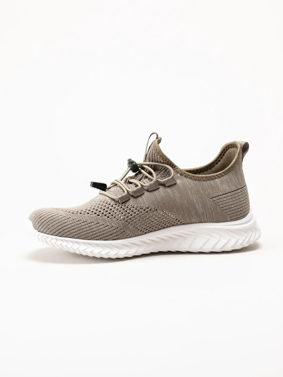 Soft Comfort - Heliett - Bruna sneakers i stickad texil