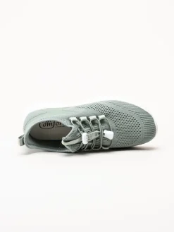 Soft Comfort - Heliett - Gröna sneakers i stickad textil