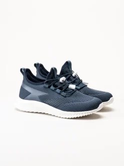Soft Comfort - Heliett - Mörkblå sneakers i stickad textil